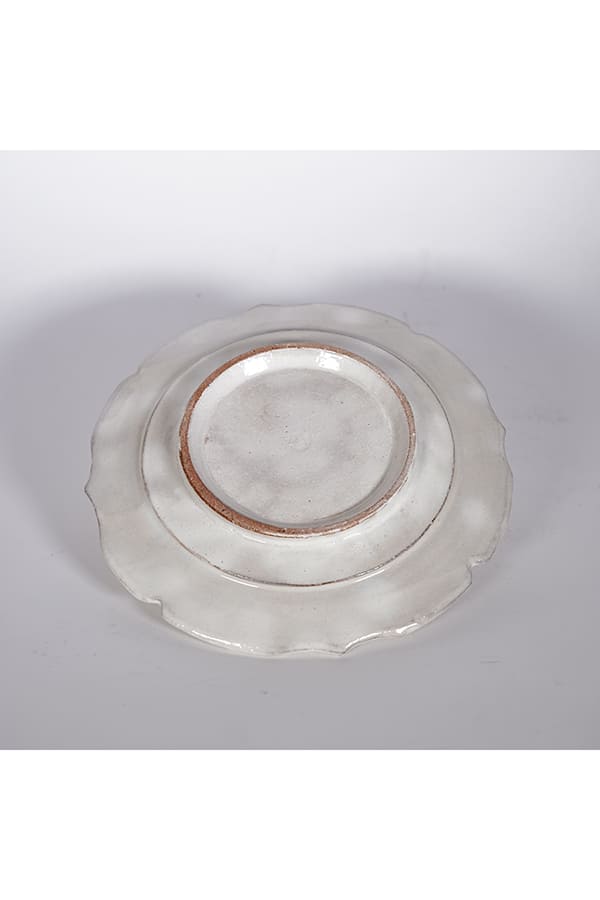 co+fe さんのお皿5枚セット　コフェ　花リム　リム皿 花柄 小皿5枚セット フリル リム 白 波縁 日本製 新品未使用品