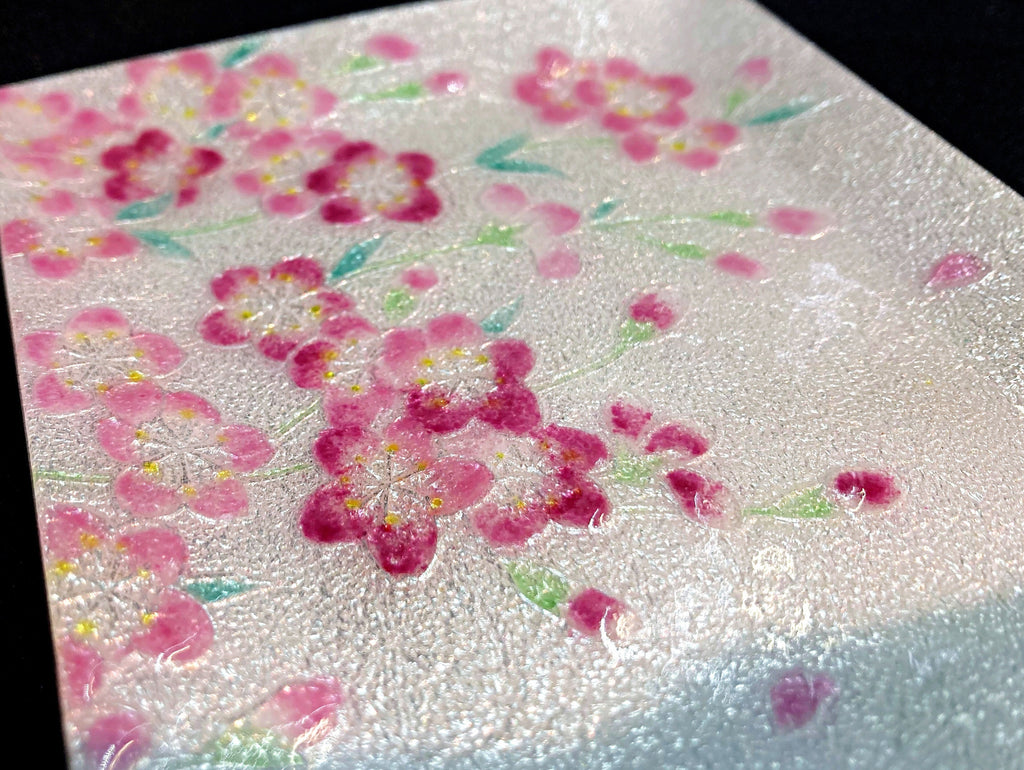 七宝絵皿【小花桜】 – 日々の京都物産展