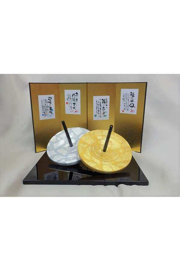 京こま金銀 (金銀こま各1個・敷板・屏風含む)