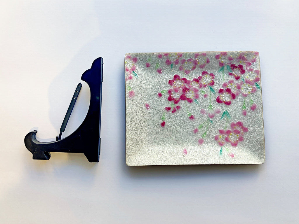 七宝絵皿【小花桜】 – 日々の京都物産展
