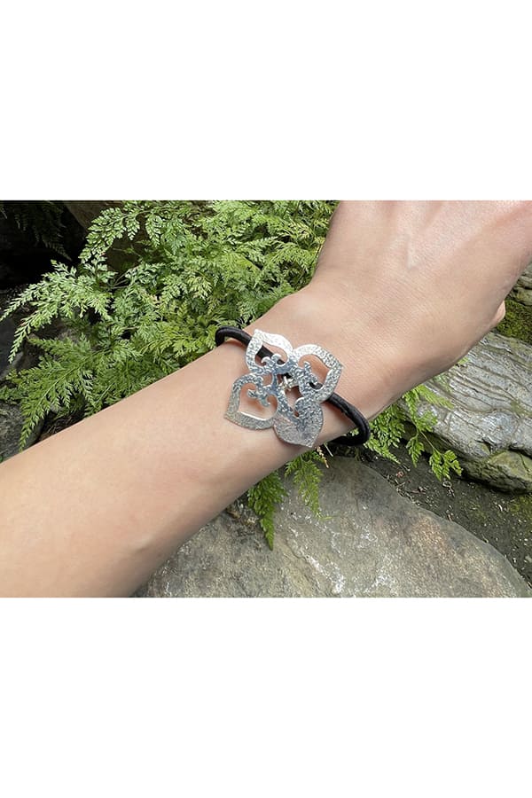 純銀ヘアゴム葵 – 日々の京都物産展