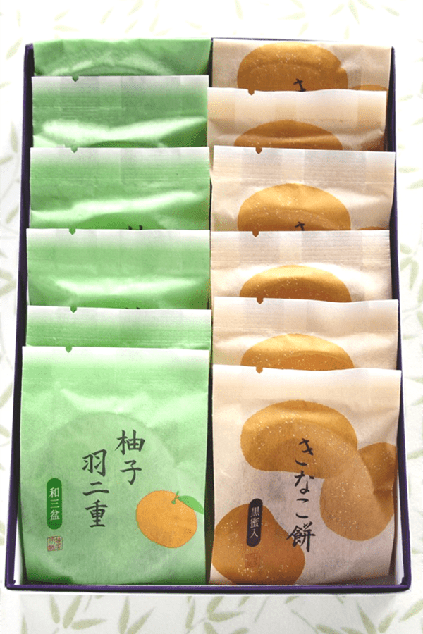 きなこ餅・柚子羽二重 – 日々の京都物産展