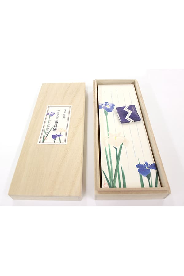 桐箱花鳥箋 花菖蒲