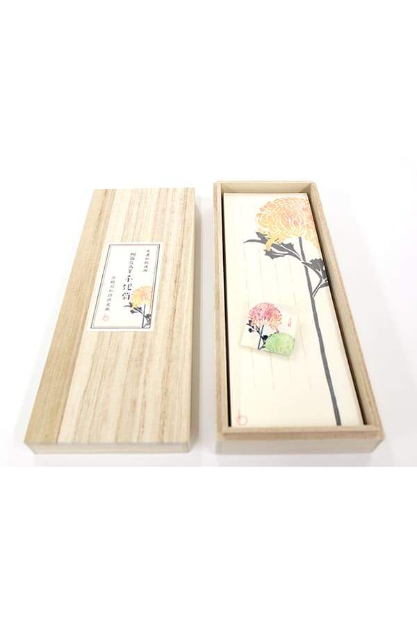 【京美人のお気に入り】桐箱花鳥箋 千代菊