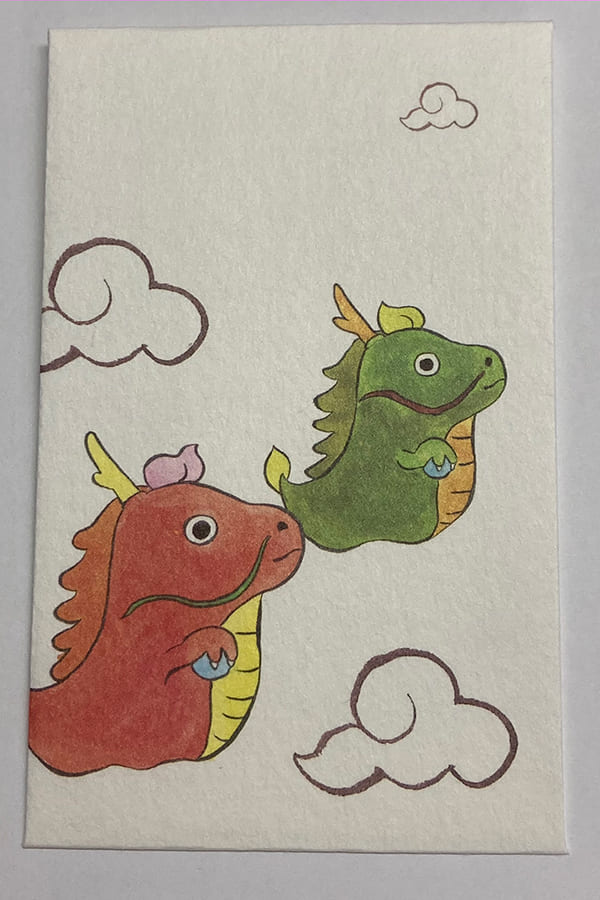 ぽち袋 二玉小竜