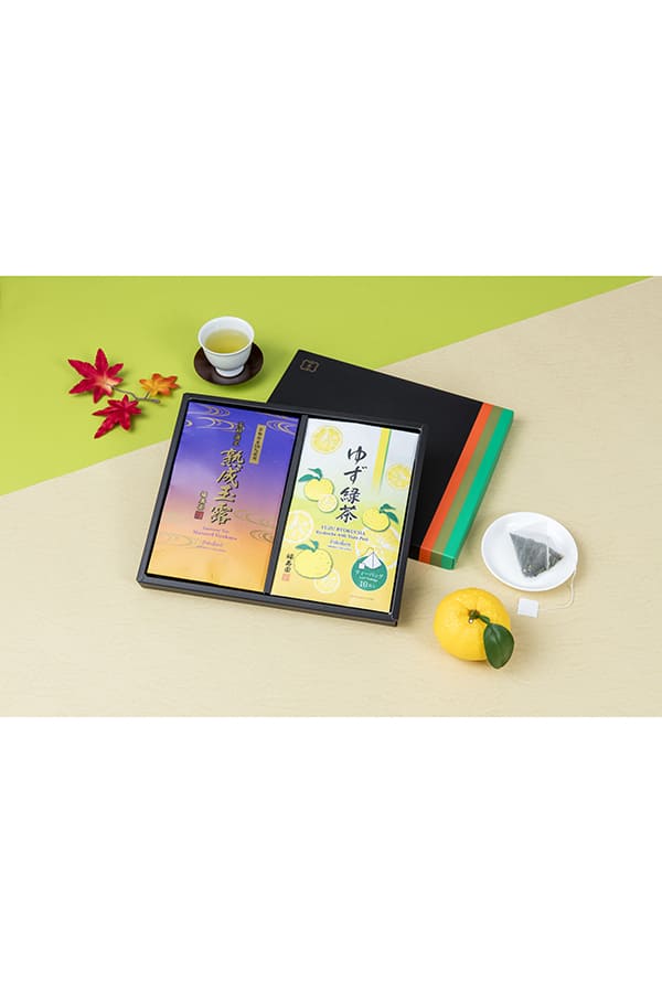 ゆず緑茶と熟成玉露のギフトセット