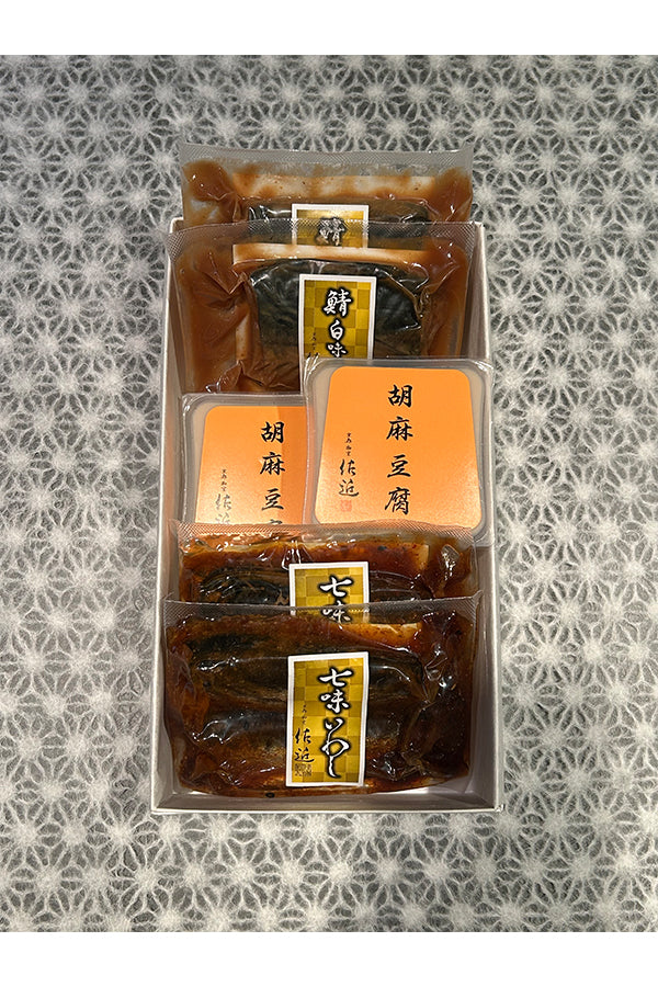 【京の夏の贈り物】煮魚・胡麻豆腐セット（M）※クール便・送料込